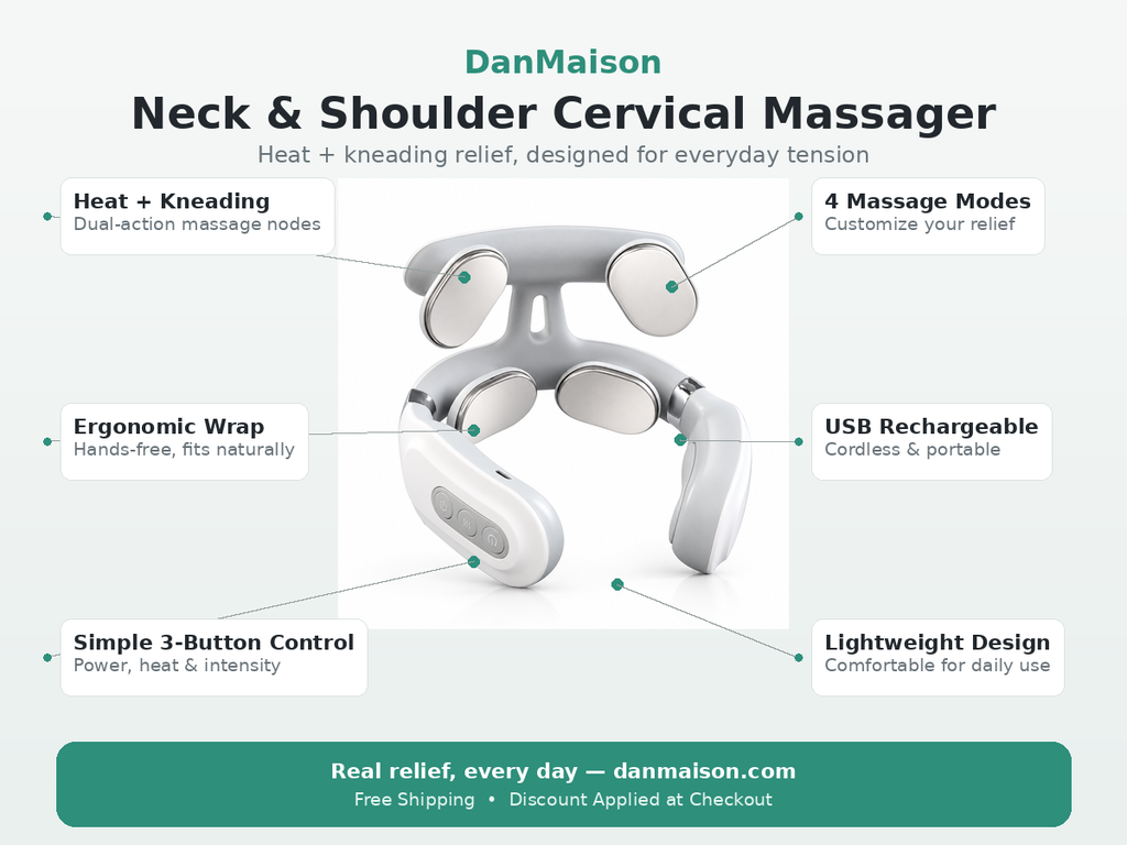 Le masseur cervical intelligent