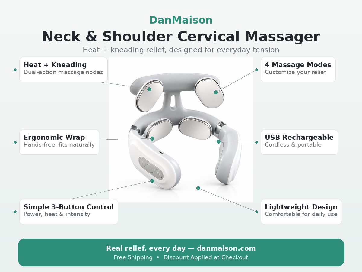 Le masseur cervical intelligent